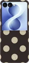 AVY Samsung Galaxy Z Flip 8 Hoesje MagSafe Back Cover Tiramisu