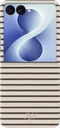 AVY Samsung Galaxy Z Flip 8 Hoesje MagSafe Back Cover Cafe Creme