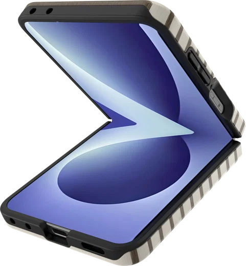 AVY Samsung Galaxy Z Flip 8 Hoesje MagSafe Back Cover Cafe Creme afbeelding 12