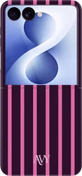 AVY Samsung Galaxy Z Flip 8 Hoesje MagSafe Back Cover Cherry Wine afbeelding