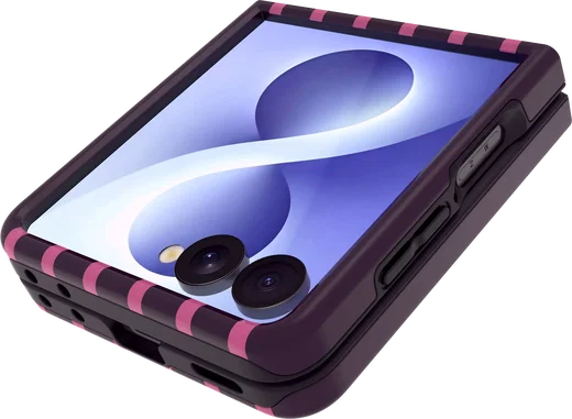 AVY Samsung Galaxy Z Flip 8 Hoesje MagSafe Back Cover Cherry Wine afbeelding 11