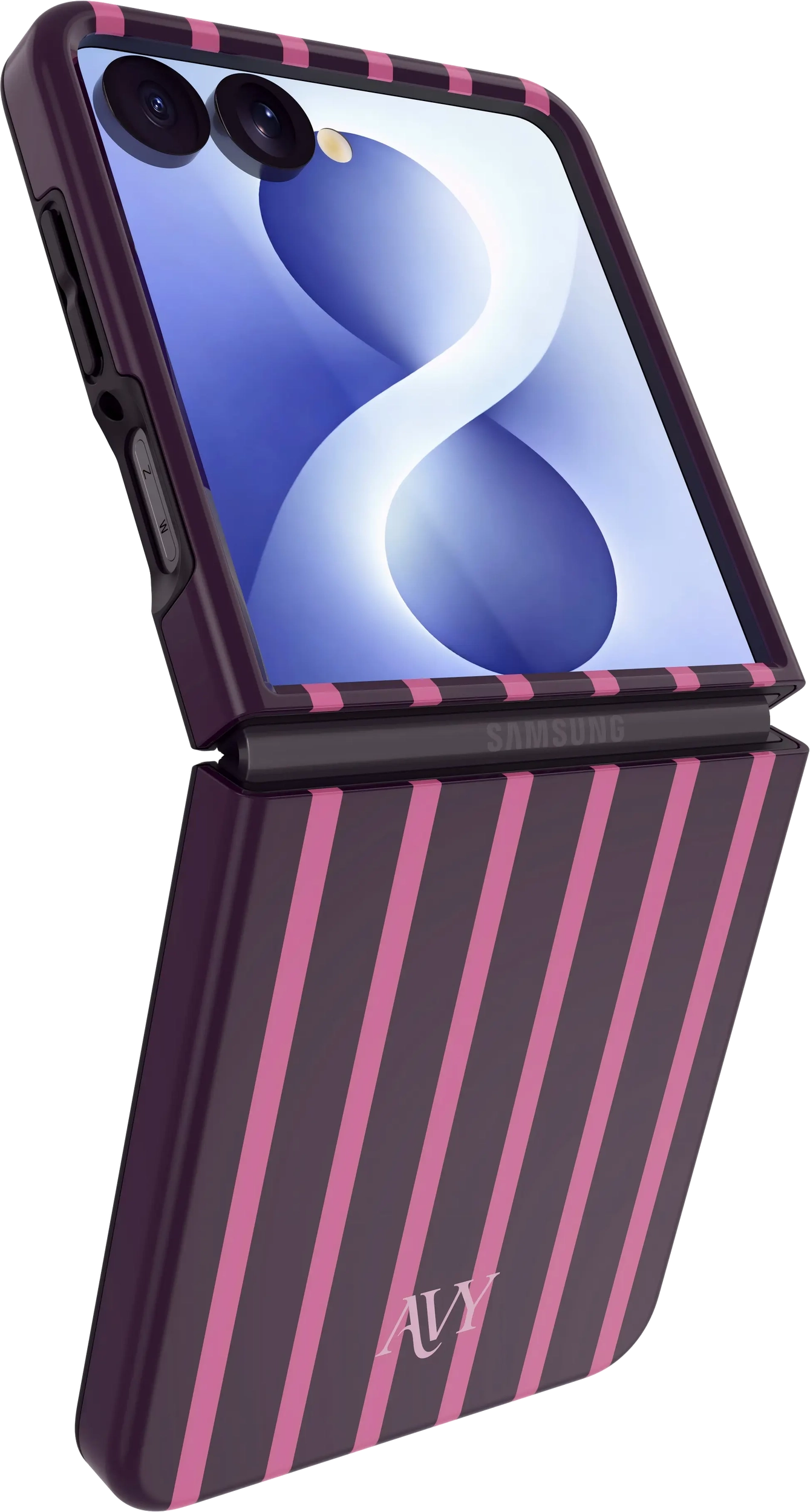 AVY Samsung Galaxy Z Flip 8 Hoesje MagSafe Back Cover Cherry Wine afbeelding 12
