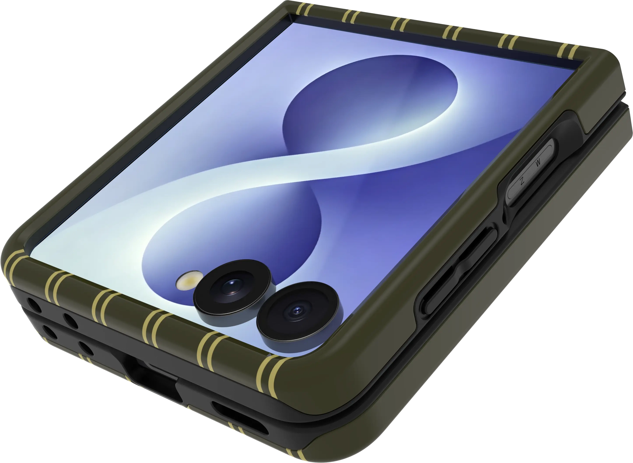 AVY Samsung Galaxy Z Flip 8 Hoesje MagSafe Back Cover Martini Olive afbeelding 8