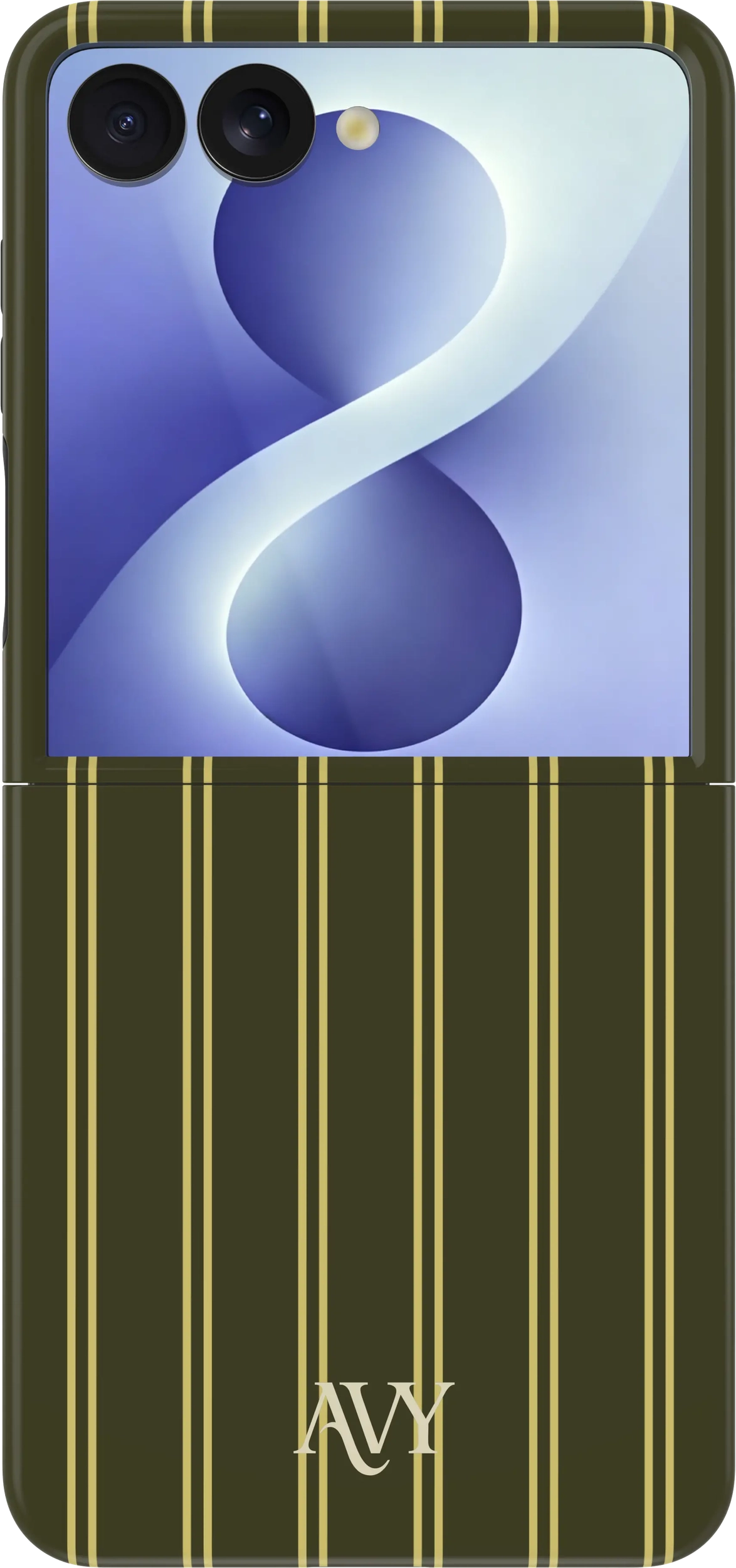 AVY Samsung Galaxy Z Flip 8 Hoesje MagSafe Back Cover Martini Olive afbeelding 1