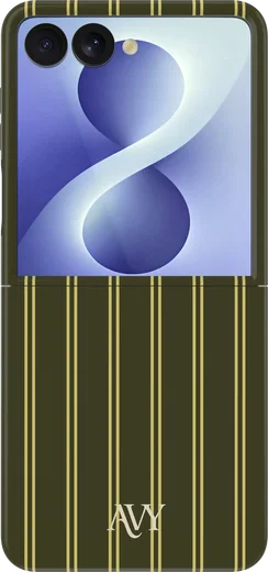 AVY Samsung Galaxy Z Flip 8 Hoesje MagSafe Back Cover Martini Olive afbeelding 1