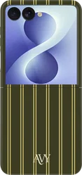 AVY Samsung Galaxy Z Flip 8 Hoesje MagSafe Back Cover Martini Olive afbeelding