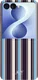 AVY Samsung Galaxy Z Flip 8 Hoesje MagSafe Back Cover Oxford Stripe