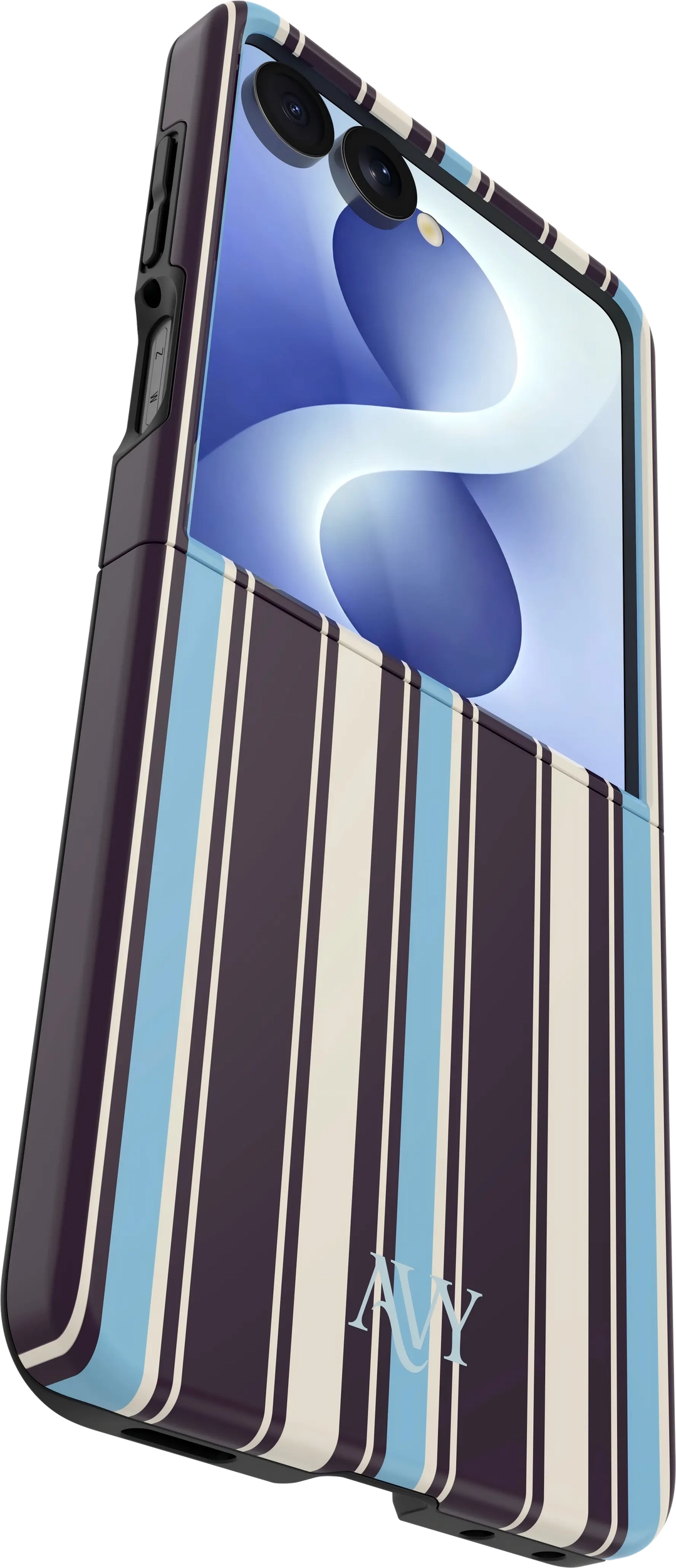 AVY Samsung Galaxy Z Flip 8 Hoesje MagSafe Back Cover Oxford Stripe afbeelding 7