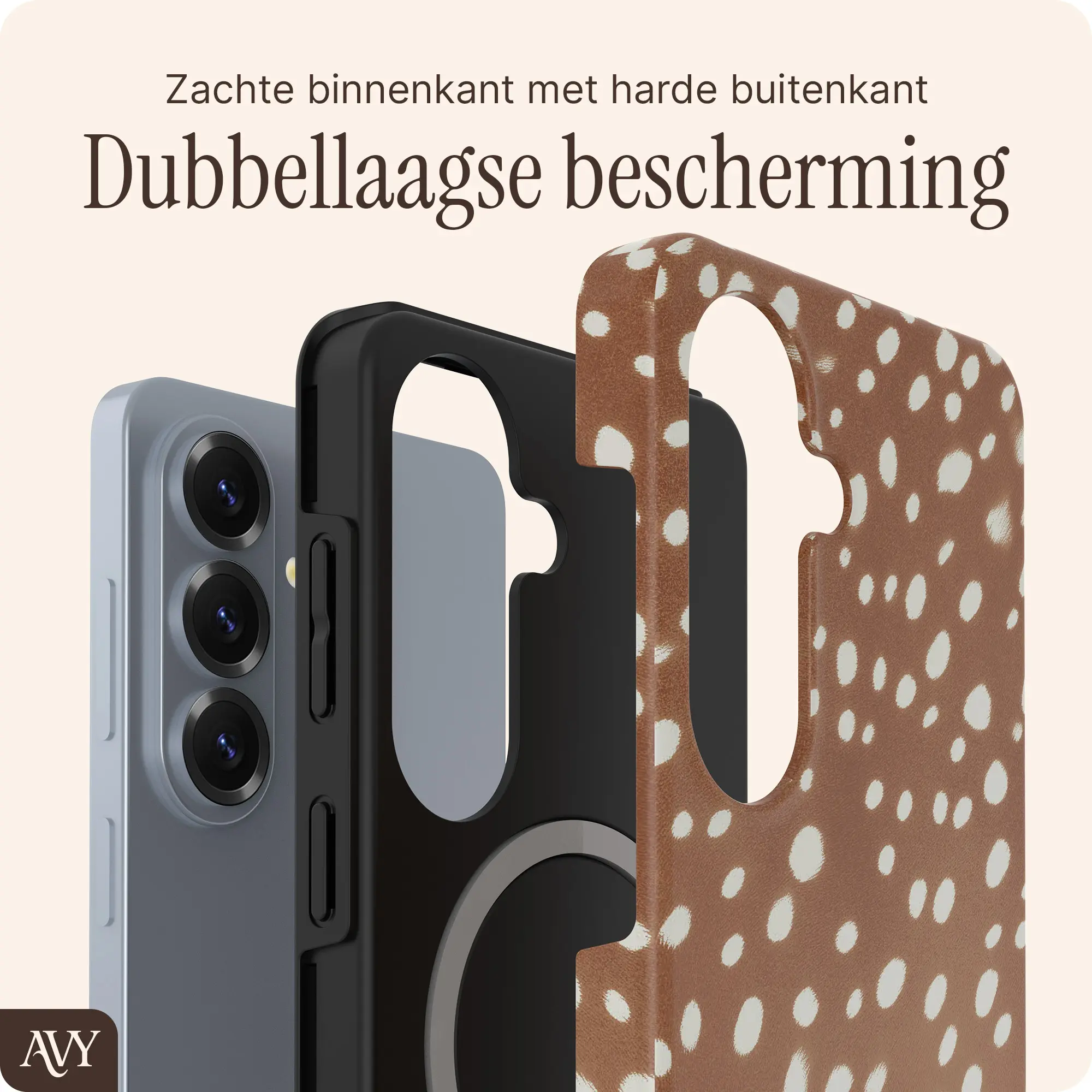 AVY Samsung Galaxy S26 Hoesje MagSafe Back Cover Bambi afbeelding 2