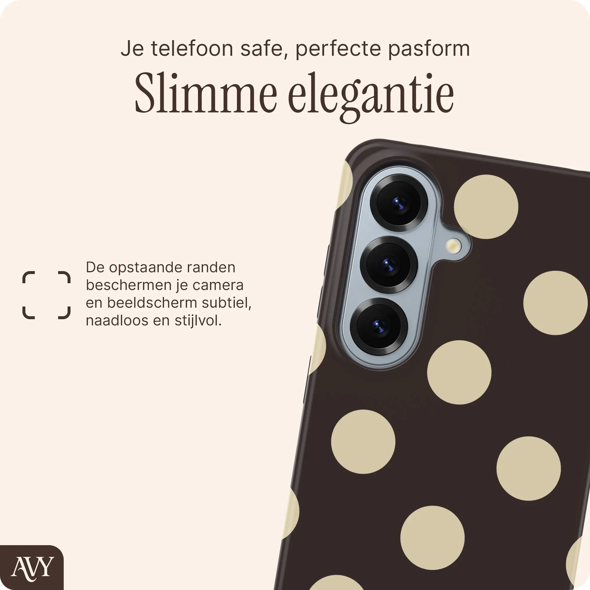 AVY Samsung Galaxy S26 Hoesje MagSafe Back Cover Tiramisu afbeelding 5