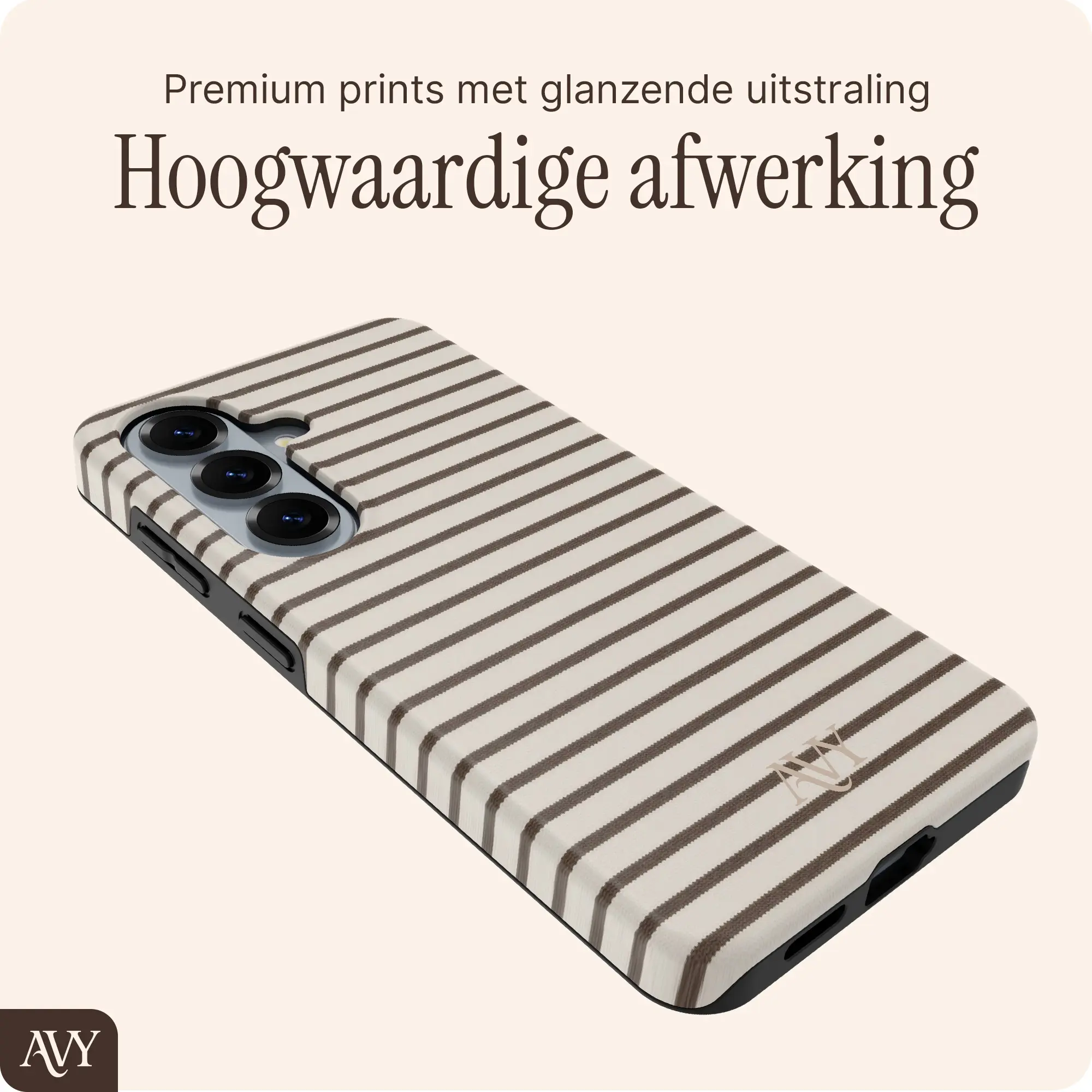 AVY Samsung Galaxy S26 Hoesje MagSafe Back Cover Cafe Creme afbeelding 5