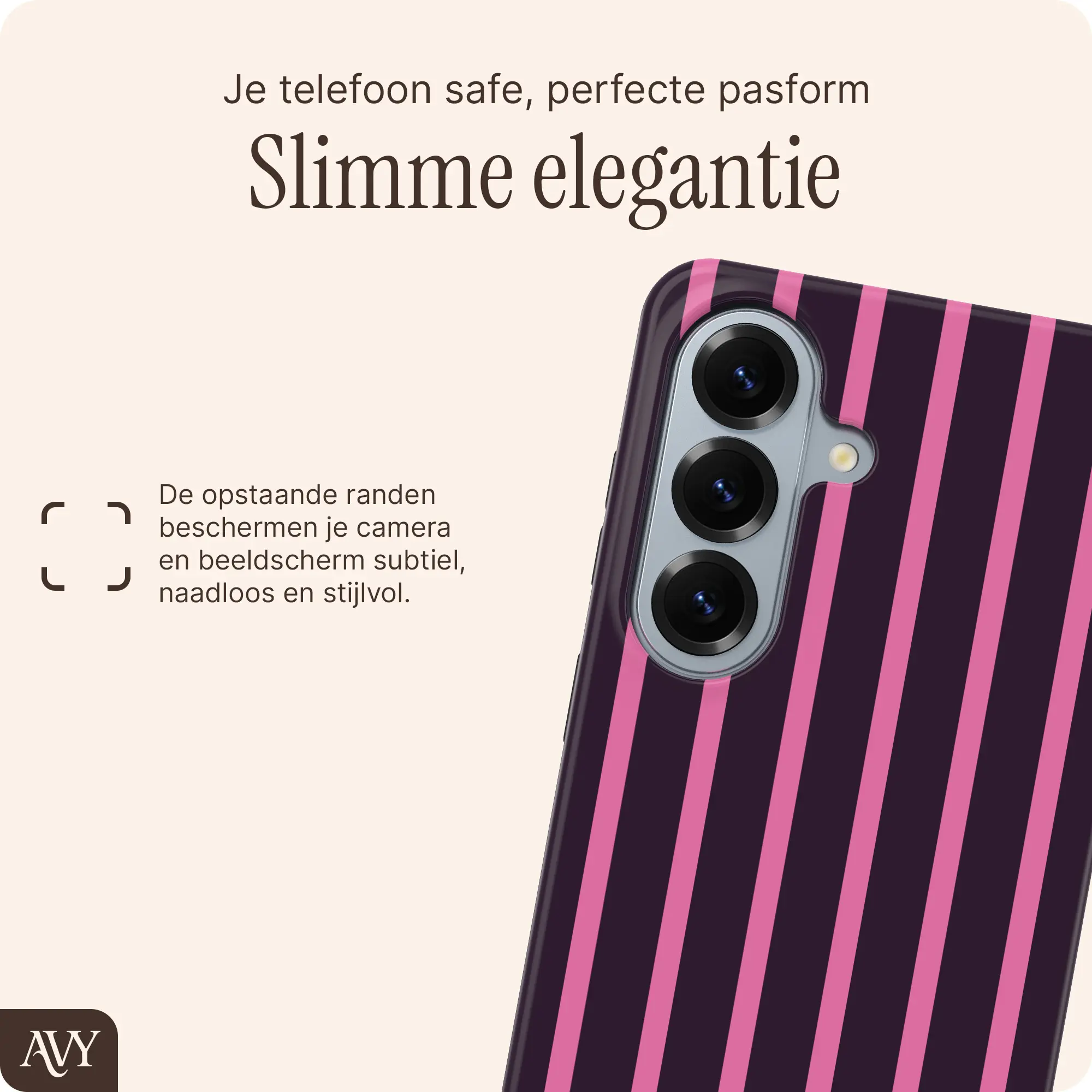 AVY Samsung Galaxy S26 Hoesje MagSafe Back Cover Cherry Wine afbeelding 5