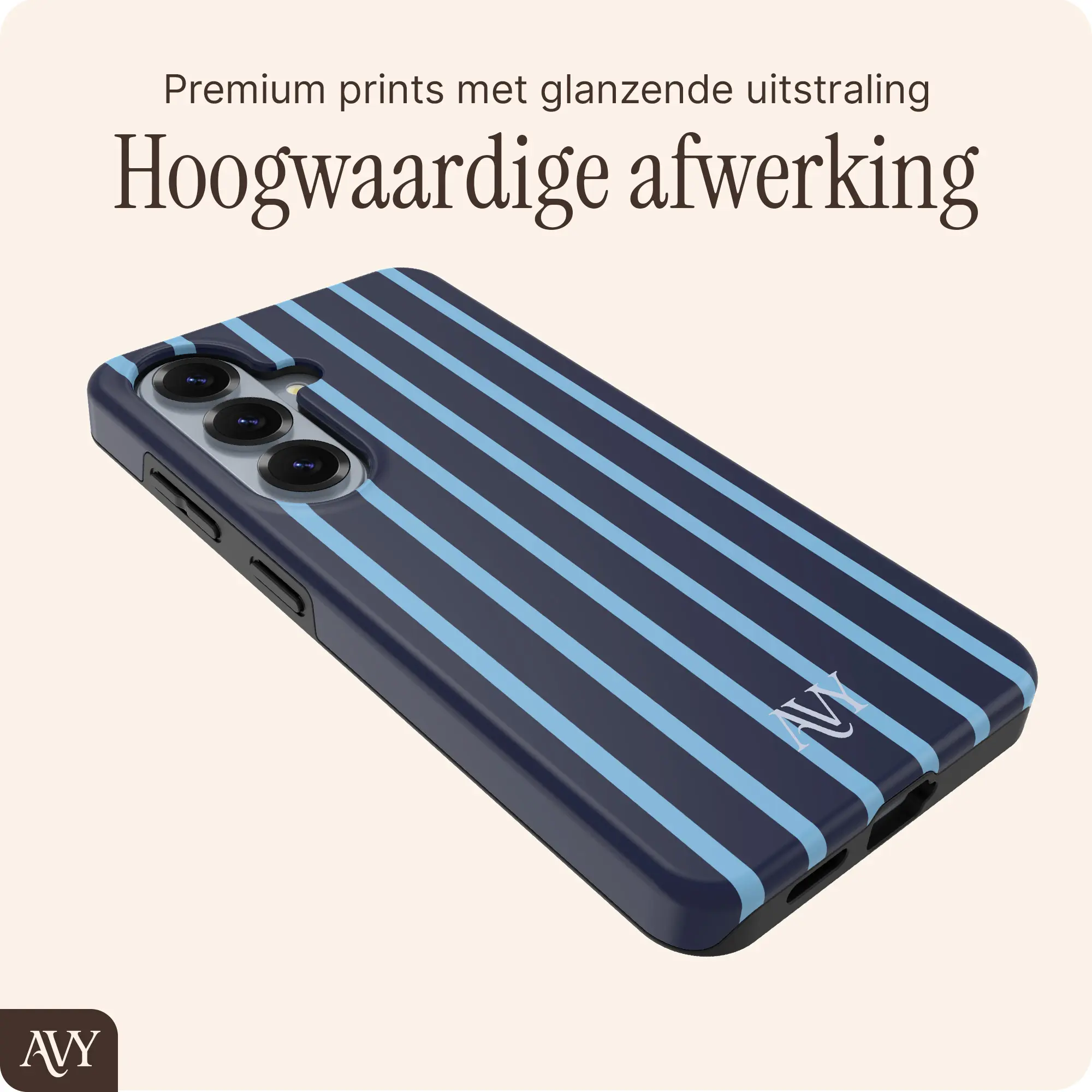 AVY Samsung Galaxy S26 Hoesje MagSafe Back Cover Blue Society afbeelding 6