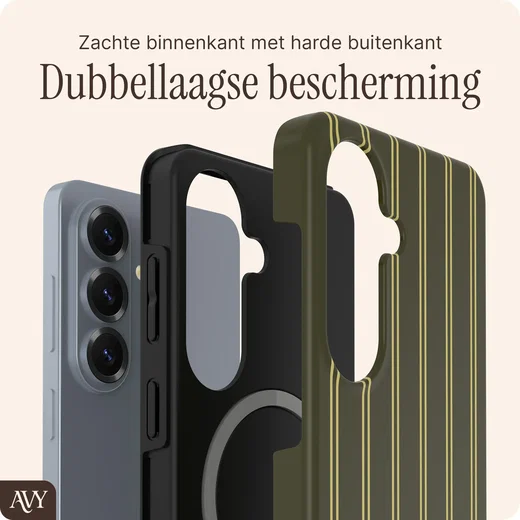 AVY Samsung Galaxy S26 Hoesje MagSafe Back Cover Martini Olive afbeelding 2