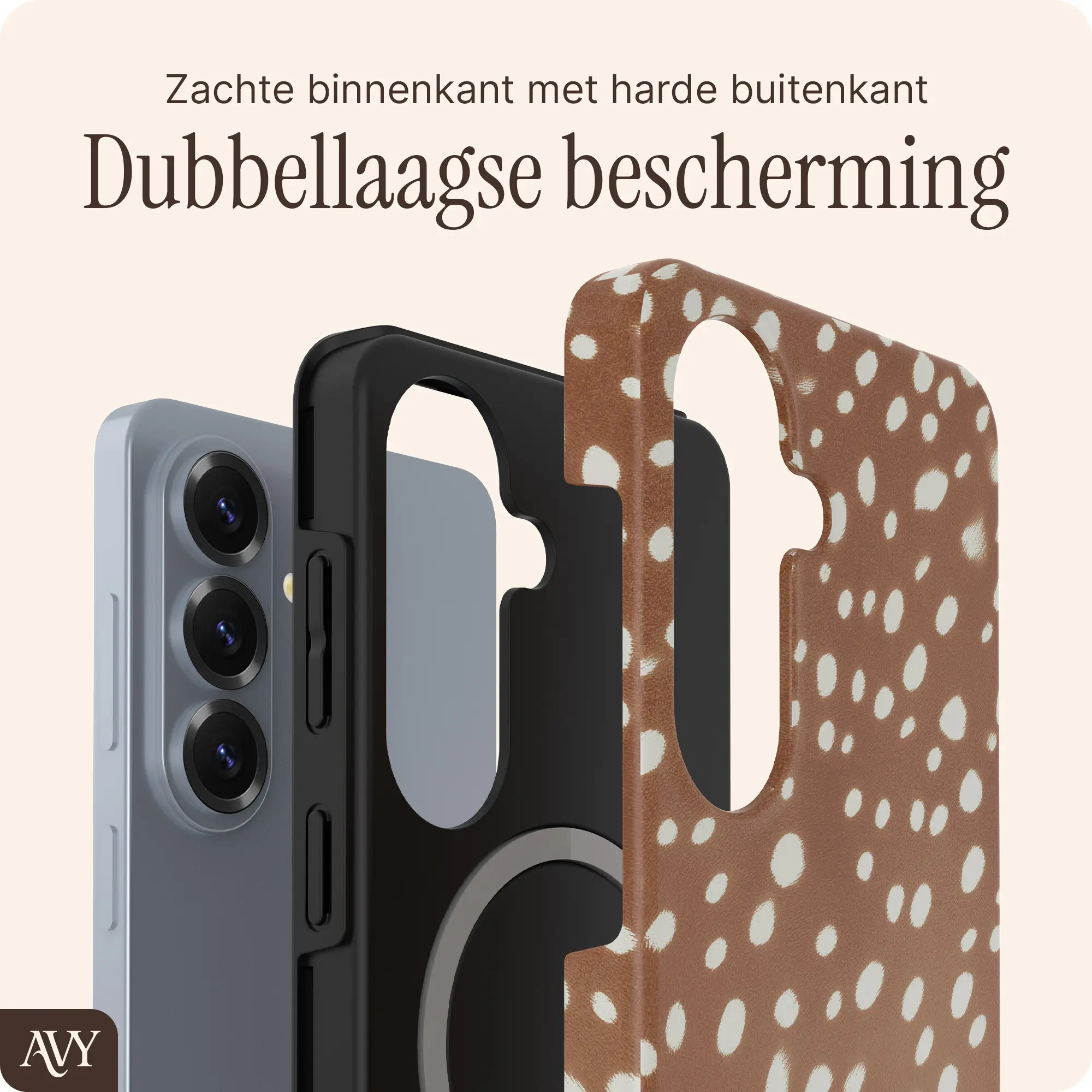 AVY Samsung Galaxy S26 Plus Hoesje MagSafe Back Cover Bambi afbeelding 2