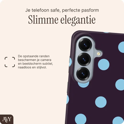 AVY Samsung Galaxy S26 Plus Hoesje MagSafe Back Cover Blueberry Wine afbeelding 5