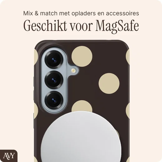 AVY Samsung Galaxy S26 Plus Hoesje MagSafe Back Cover Tiramisu afbeelding 4