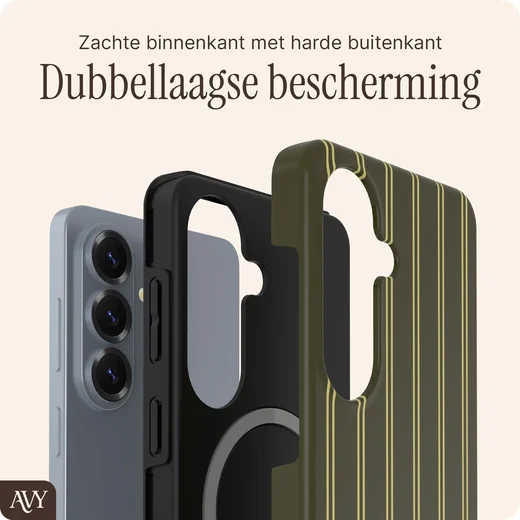 AVY Samsung Galaxy S26 Plus Hoesje MagSafe Back Cover Martini Olive afbeelding 2