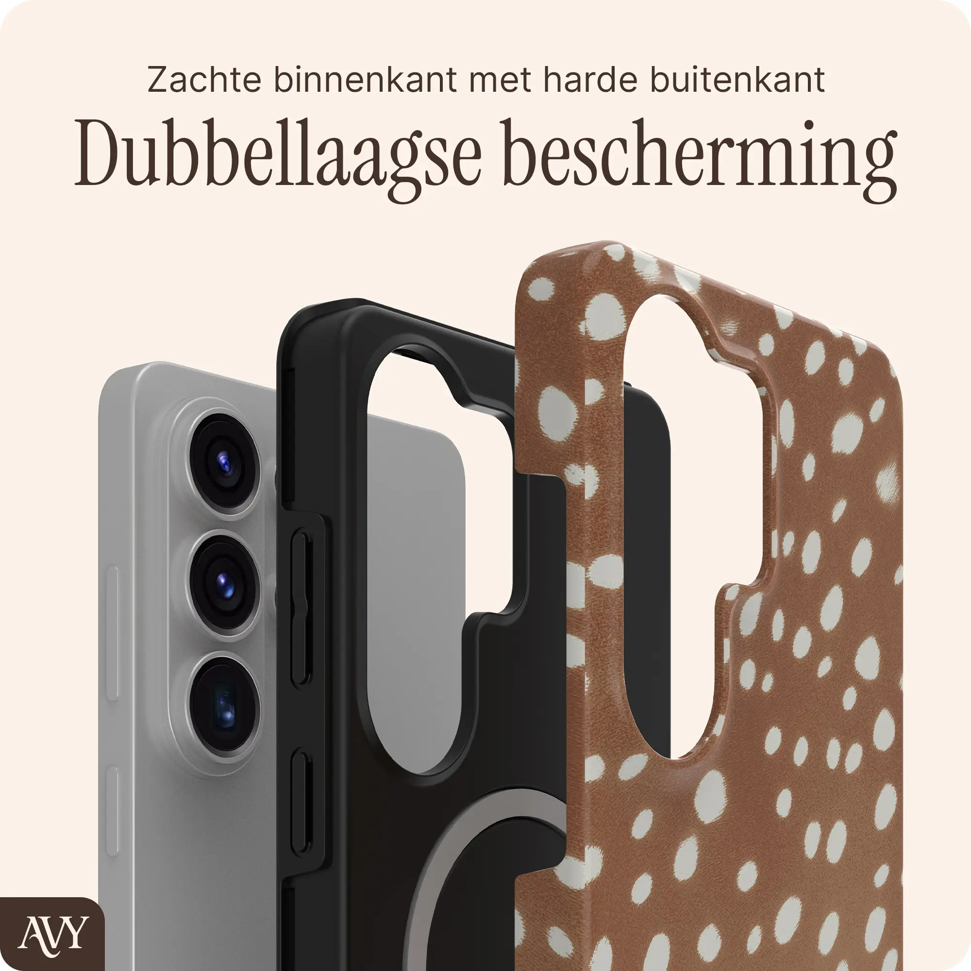 AVY Samsung Galaxy S26 Ultra Hoesje MagSafe Back Cover Bambi afbeelding 2