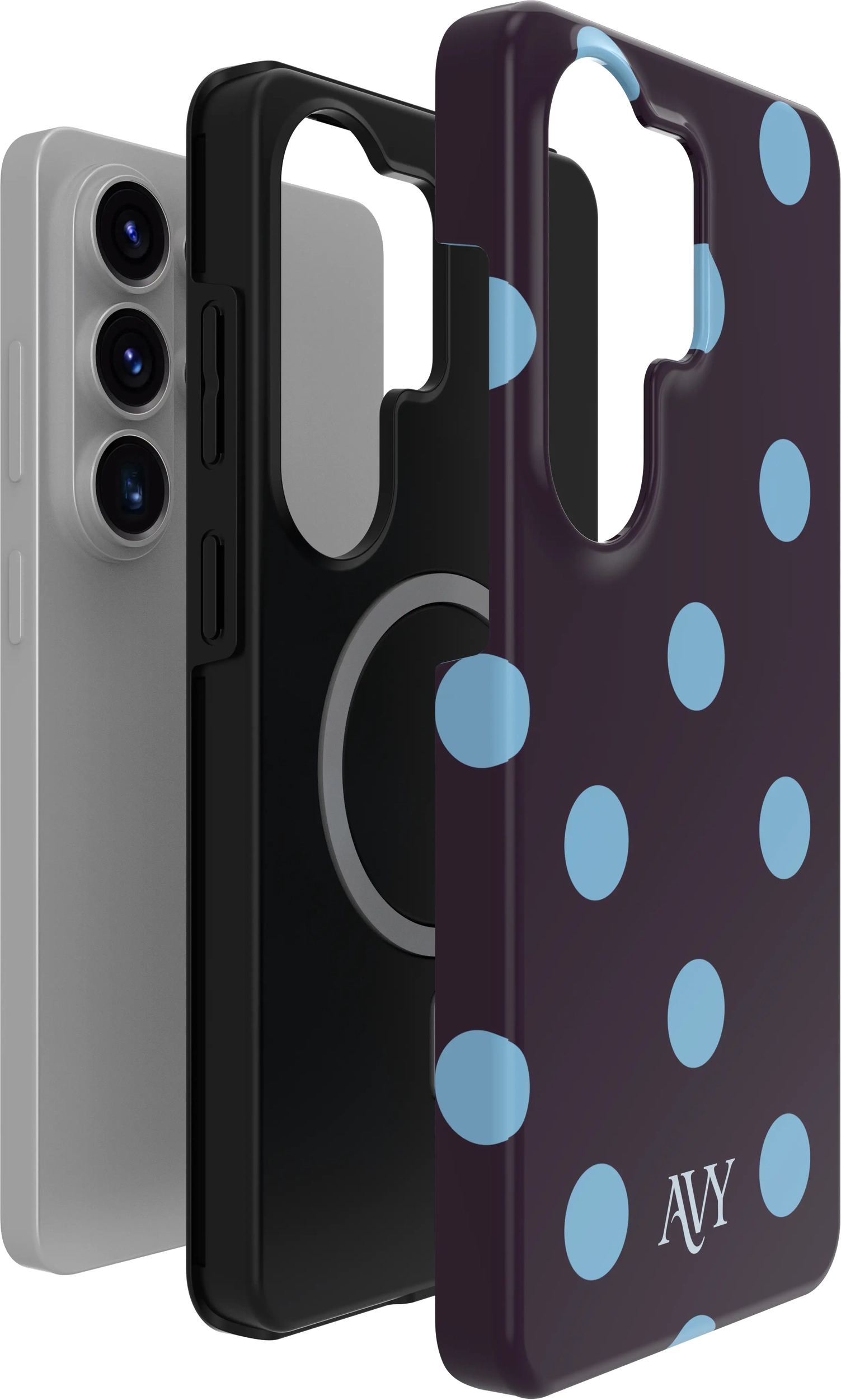 AVY Samsung Galaxy S26 Ultra Hoesje MagSafe Back Cover Blueberry Wine afbeelding 8