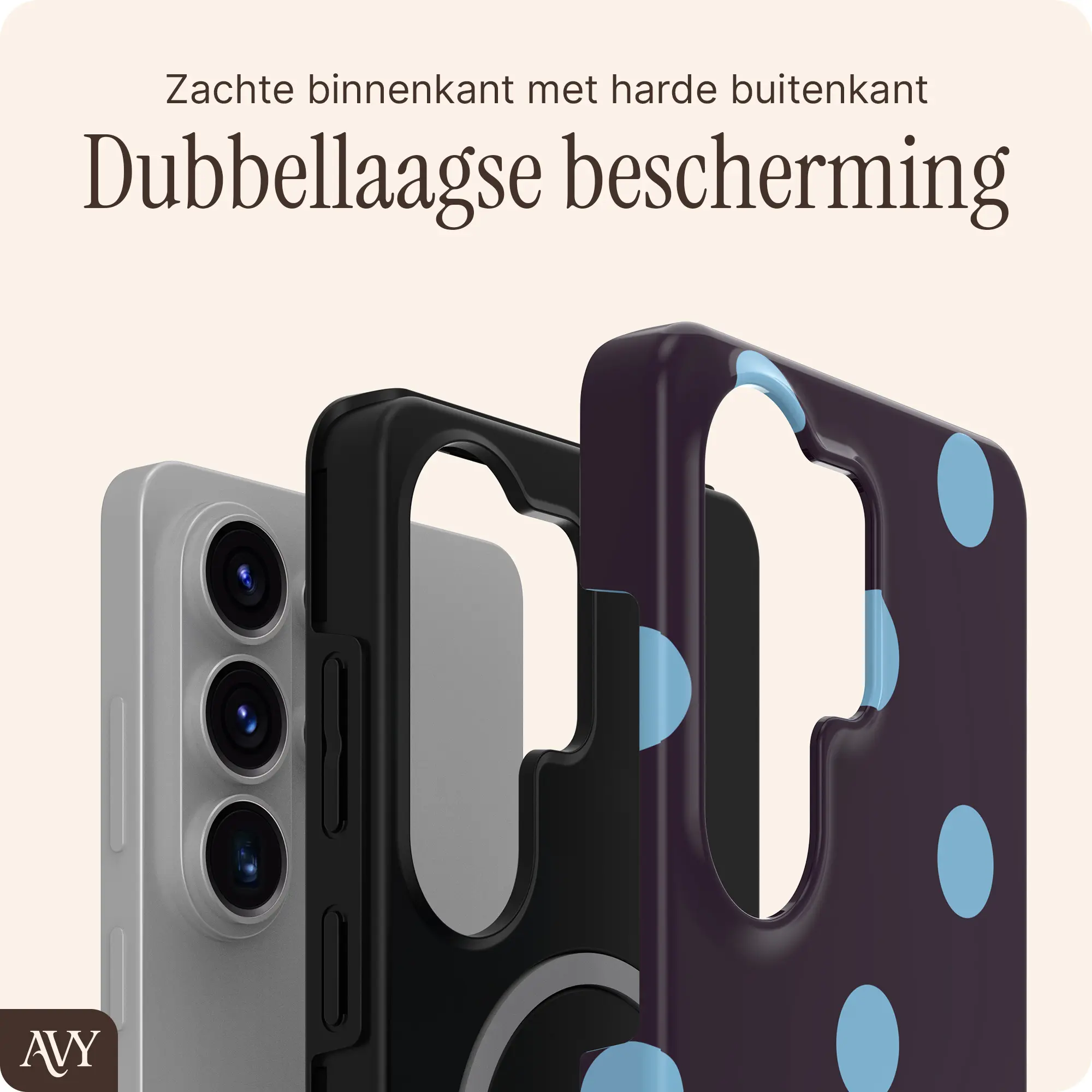 AVY Samsung Galaxy S26 Ultra Hoesje MagSafe Back Cover Blueberry Wine afbeelding 2