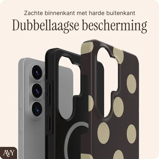 AVY Samsung Galaxy S26 Ultra Hoesje MagSafe Back Cover Tiramisu afbeelding 2