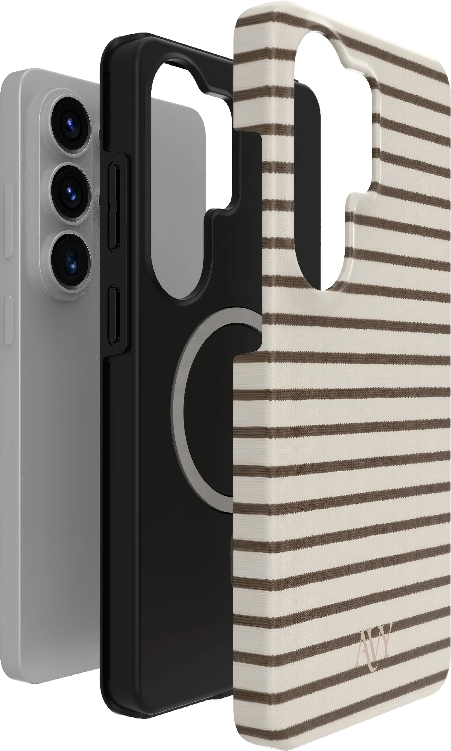 AVY Samsung Galaxy S26 Ultra Hoesje MagSafe Back Cover Cafe Creme afbeelding 8