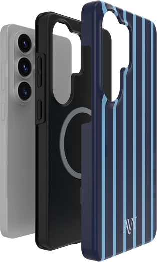 AVY Samsung Galaxy S26 Ultra Hoesje MagSafe Back Cover Blue Society afbeelding 8