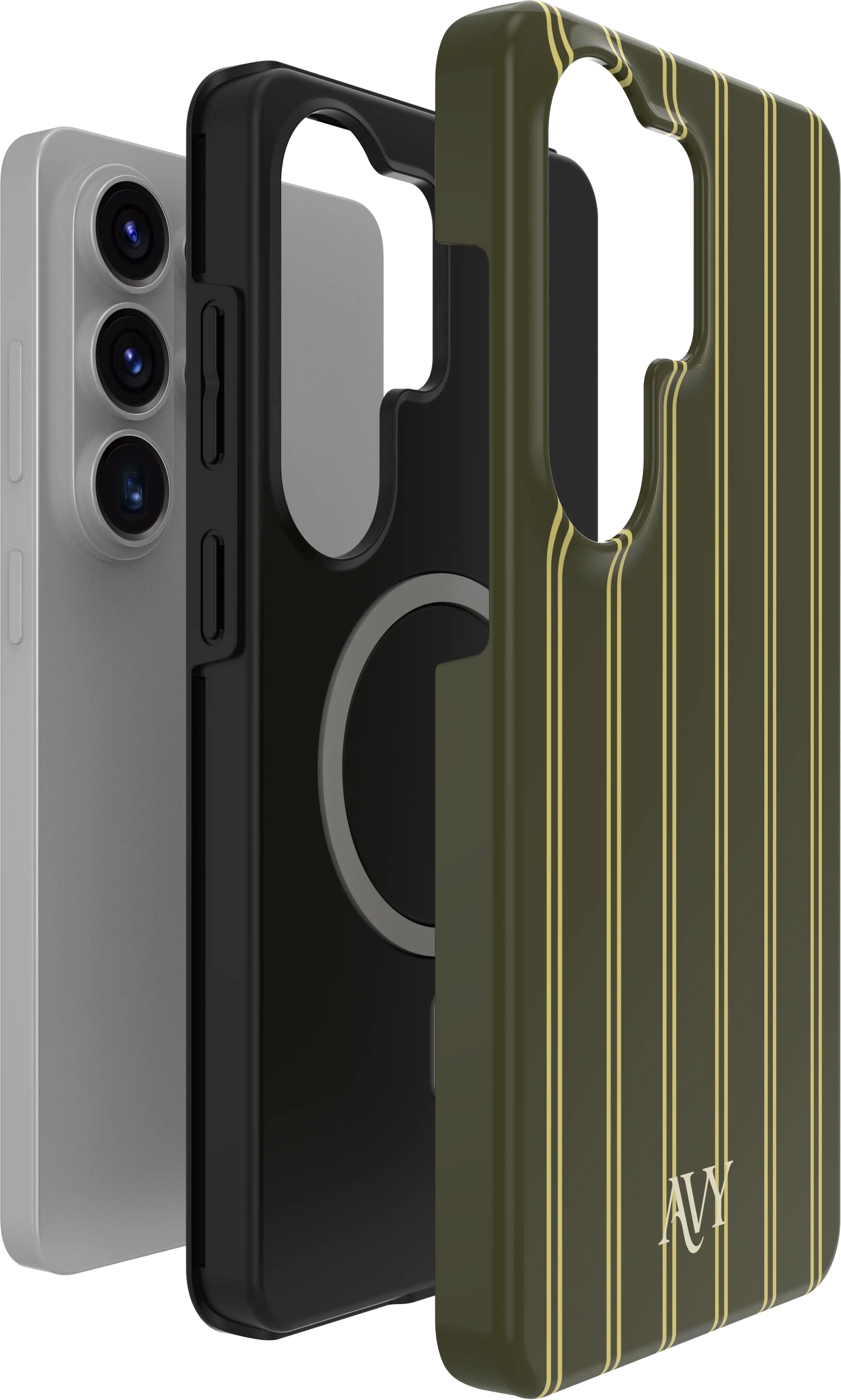 AVY Samsung Galaxy S26 Ultra Hoesje MagSafe Back Cover Martini Olive afbeelding 10