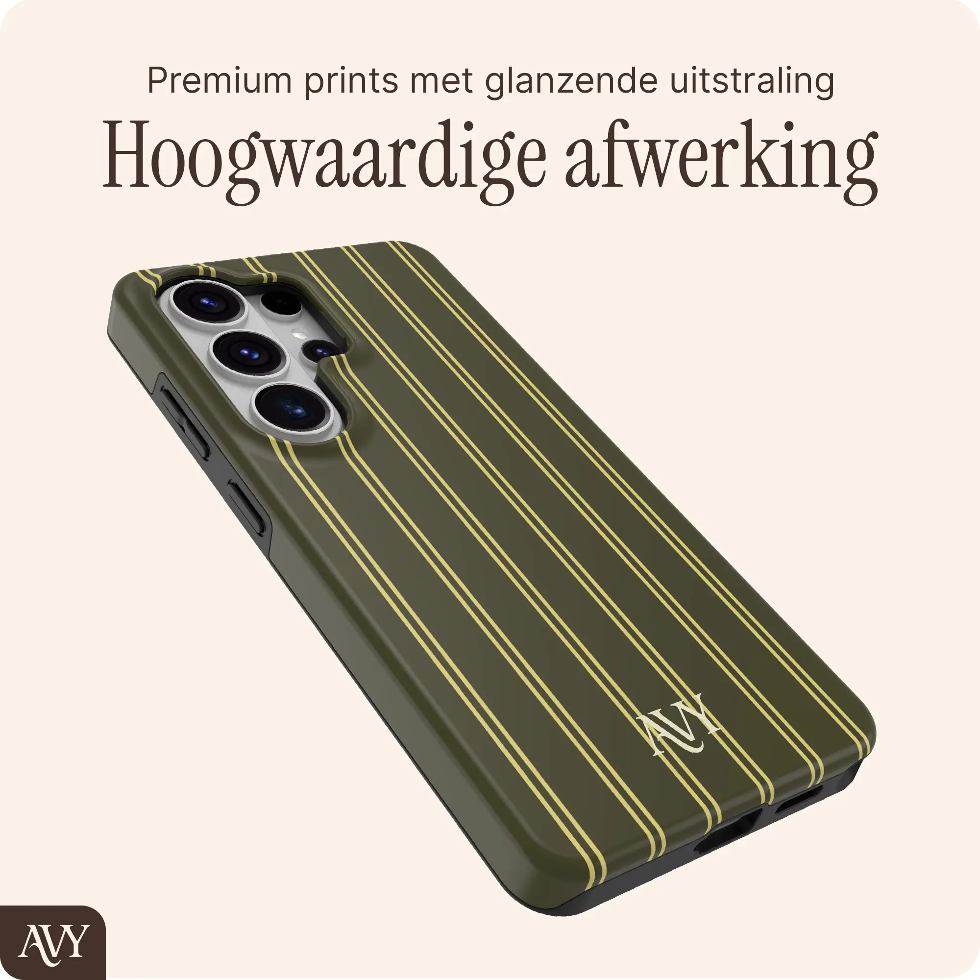 AVY Samsung Galaxy S26 Ultra Hoesje MagSafe Back Cover Martini Olive afbeelding 5