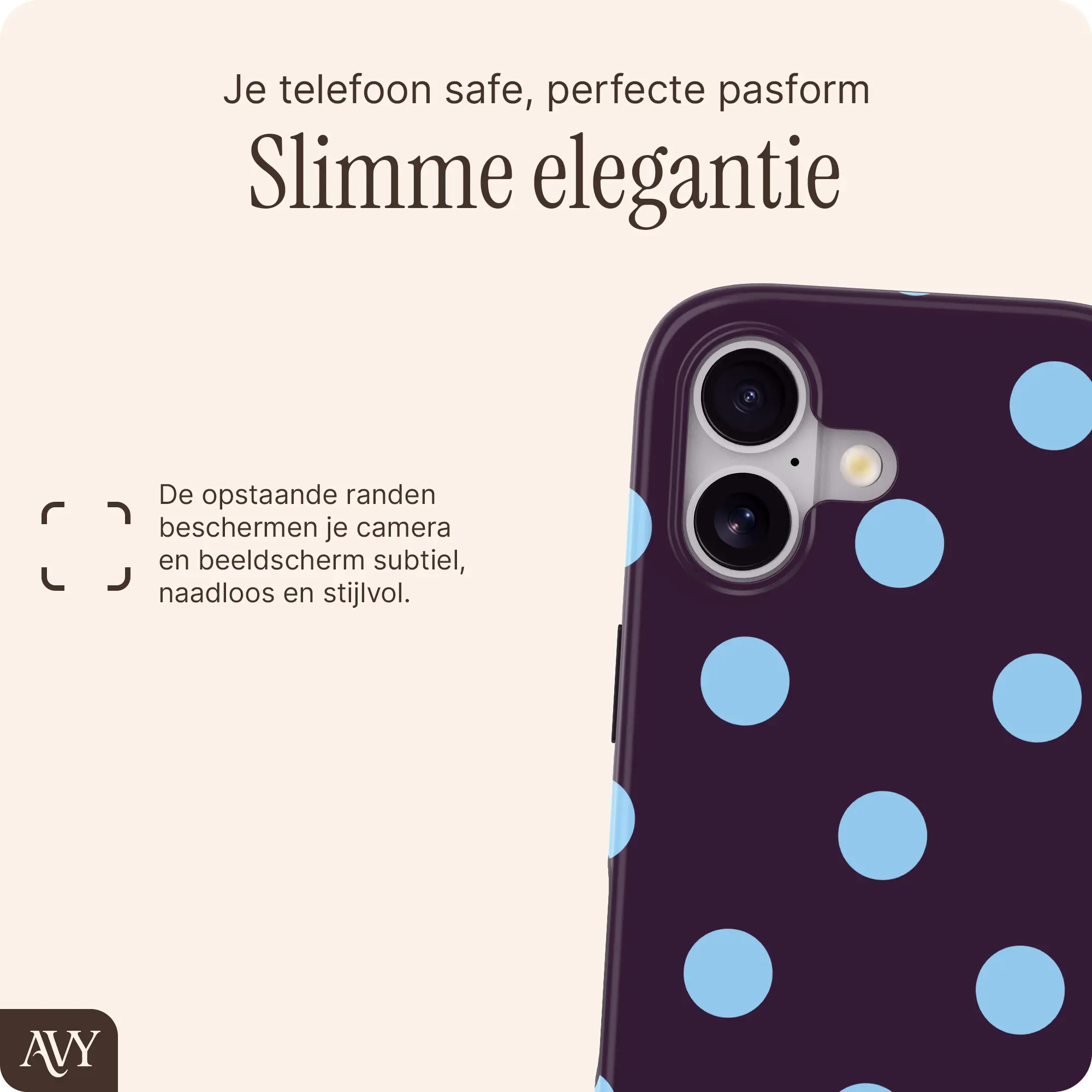 AVY Apple iPhone 17 Hoesje MagSafe Back Cover Blueberry Wine afbeelding 5