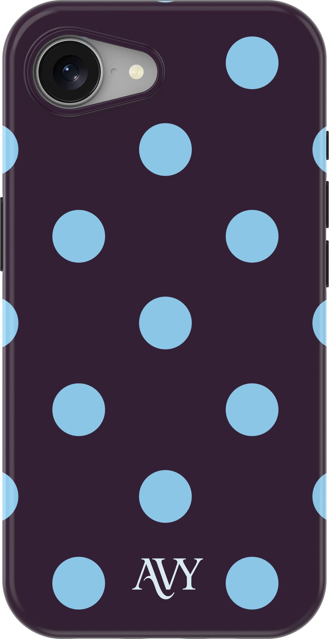 AVY Apple iPhone 17e / 16e Hoesje MagSafe Back Cover Blueberry Wine afbeelding 1