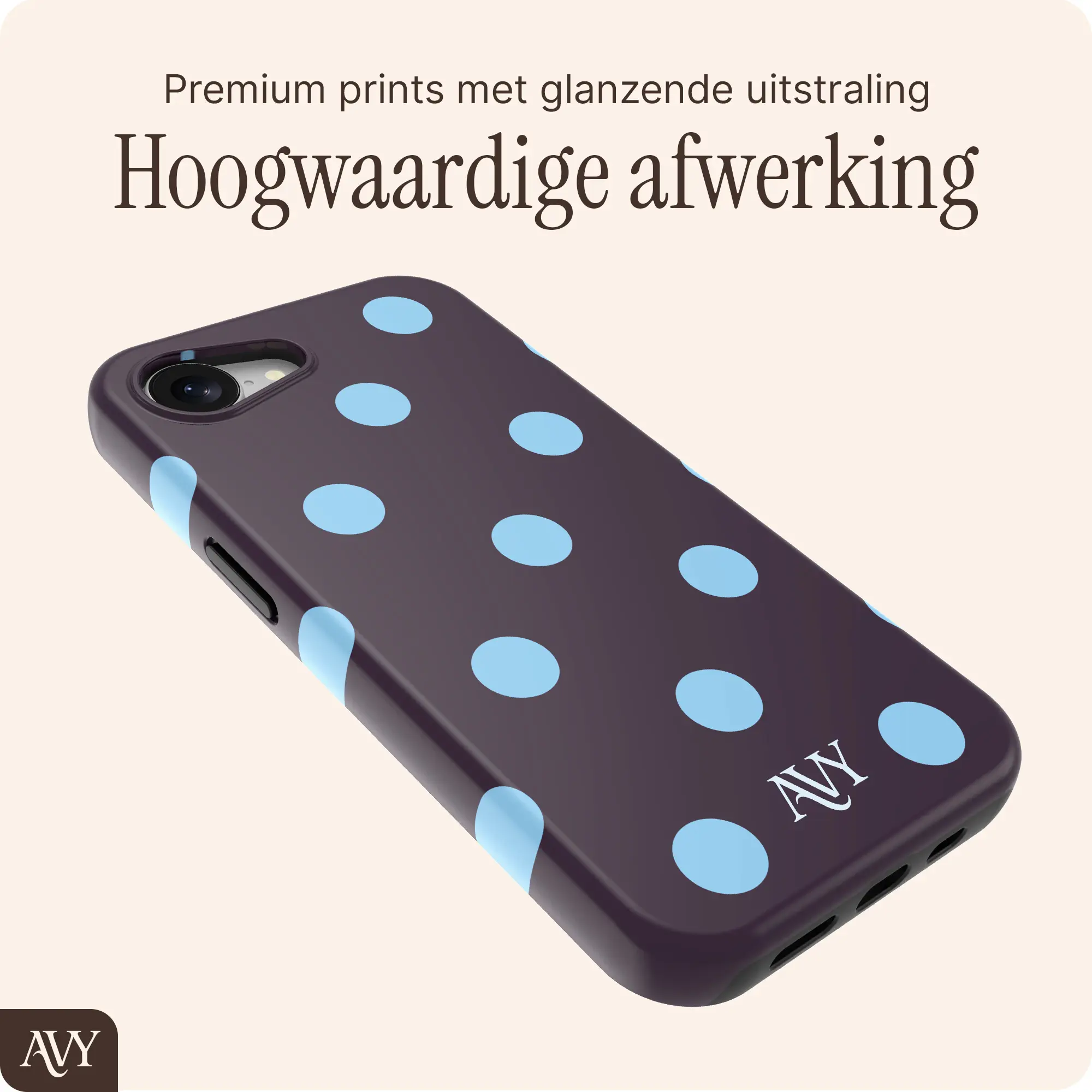 AVY Apple iPhone 17e / 16e Hoesje MagSafe Back Cover Blueberry Wine afbeelding 6
