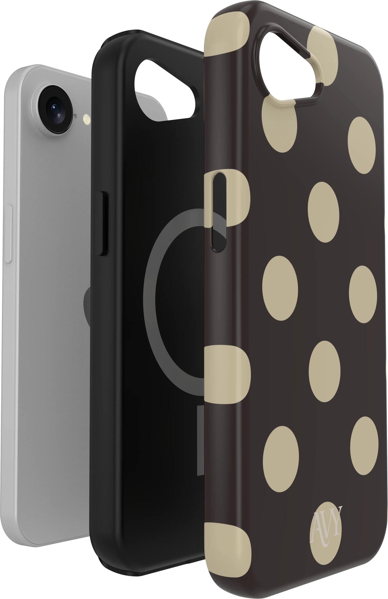 AVY Apple iPhone 17e / 16e Hoesje MagSafe Back Cover Tiramisu afbeelding 10