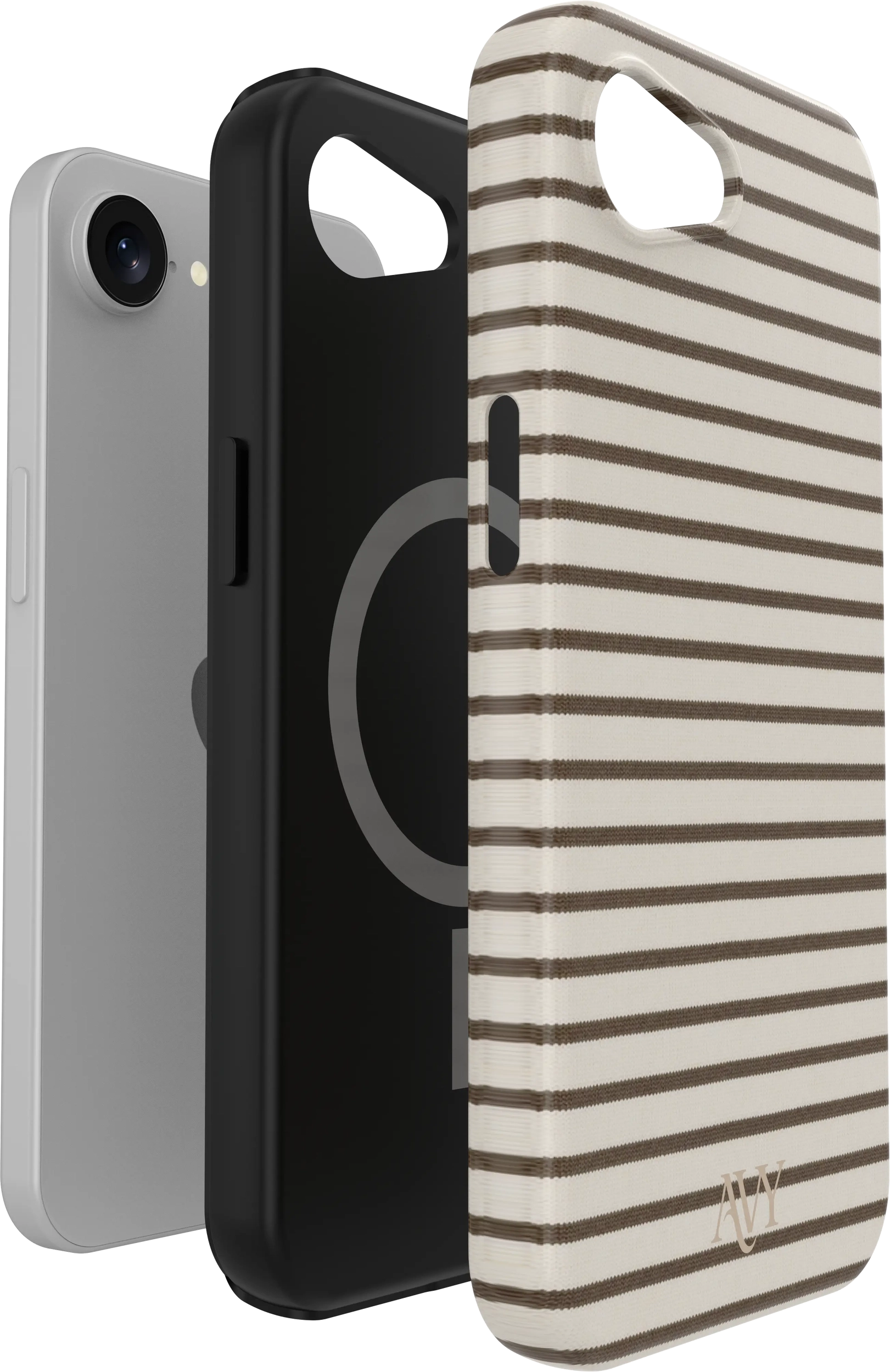 AVY Apple iPhone 17e / 16e Hoesje MagSafe Back Cover Cafe Creme afbeelding 10