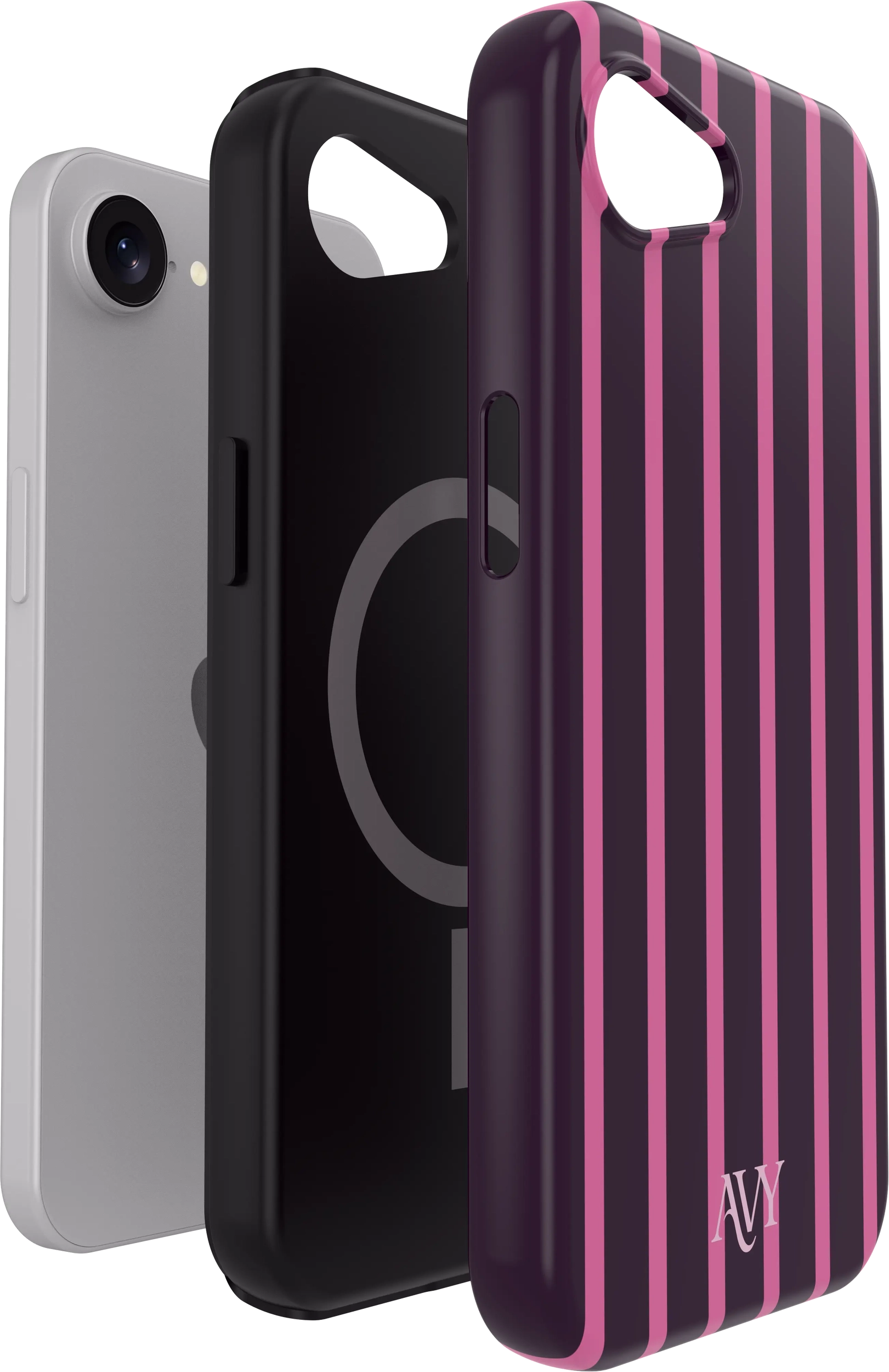 AVY Apple iPhone 17e / 16e Hoesje MagSafe Back Cover Cherry Wine afbeelding 10