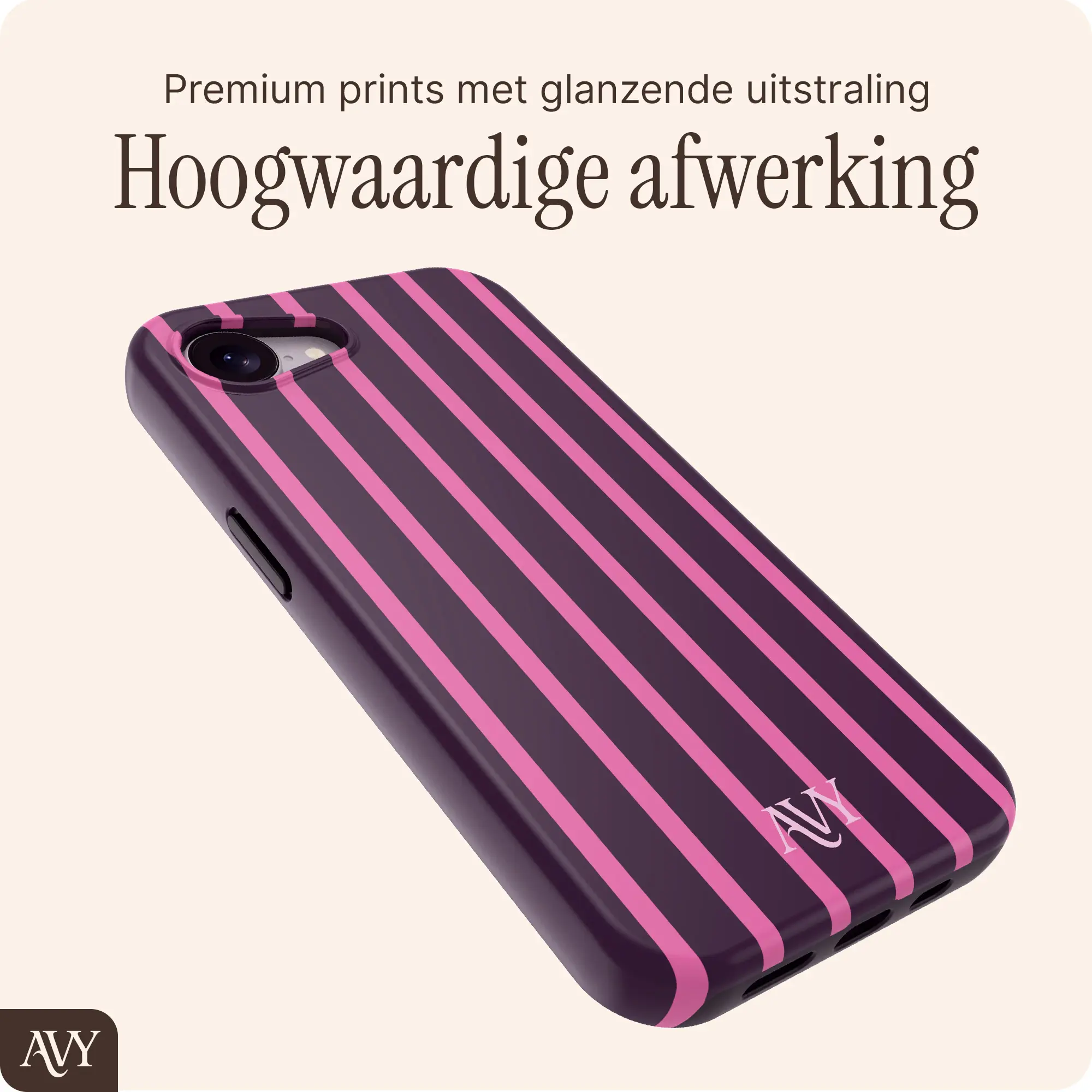 AVY Apple iPhone 17e / 16e Hoesje MagSafe Back Cover Cherry Wine afbeelding 6