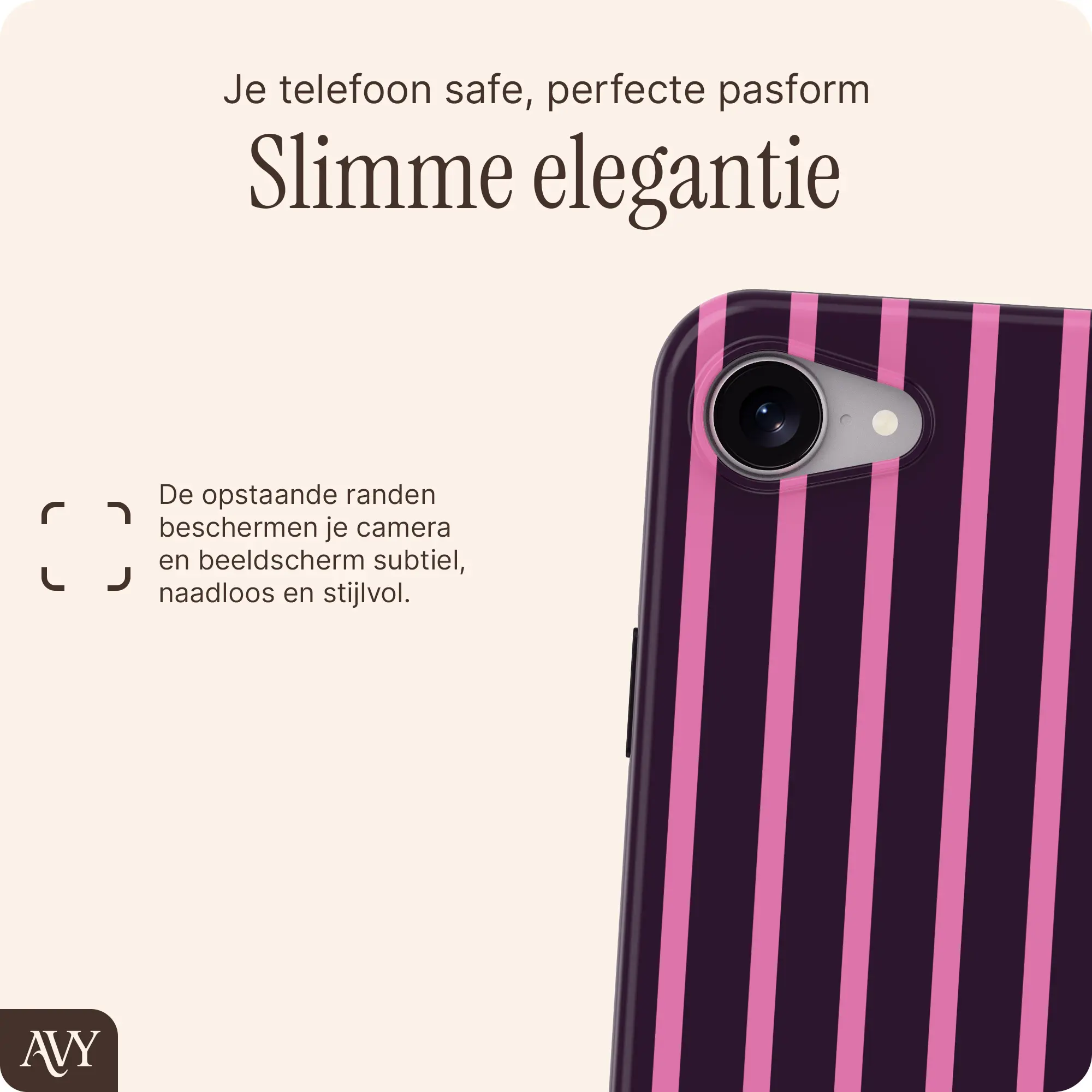 AVY Apple iPhone 17e / 16e Hoesje MagSafe Back Cover Cherry Wine afbeelding 5