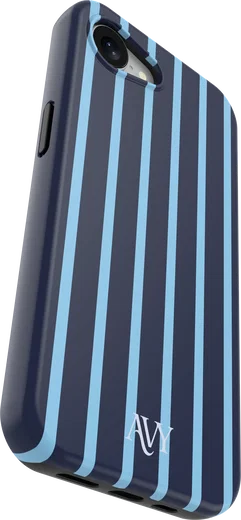 AVY Apple iPhone 17e / 16e Hoesje MagSafe Back Cover Blue Society afbeelding 9
