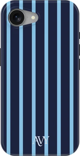 AVY Apple iPhone 17e / 16e Hoesje MagSafe Back Cover Blue Society afbeelding 1