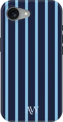 AVY Apple iPhone 17e / 16e Hoesje MagSafe Back Cover Blue Society afbeelding