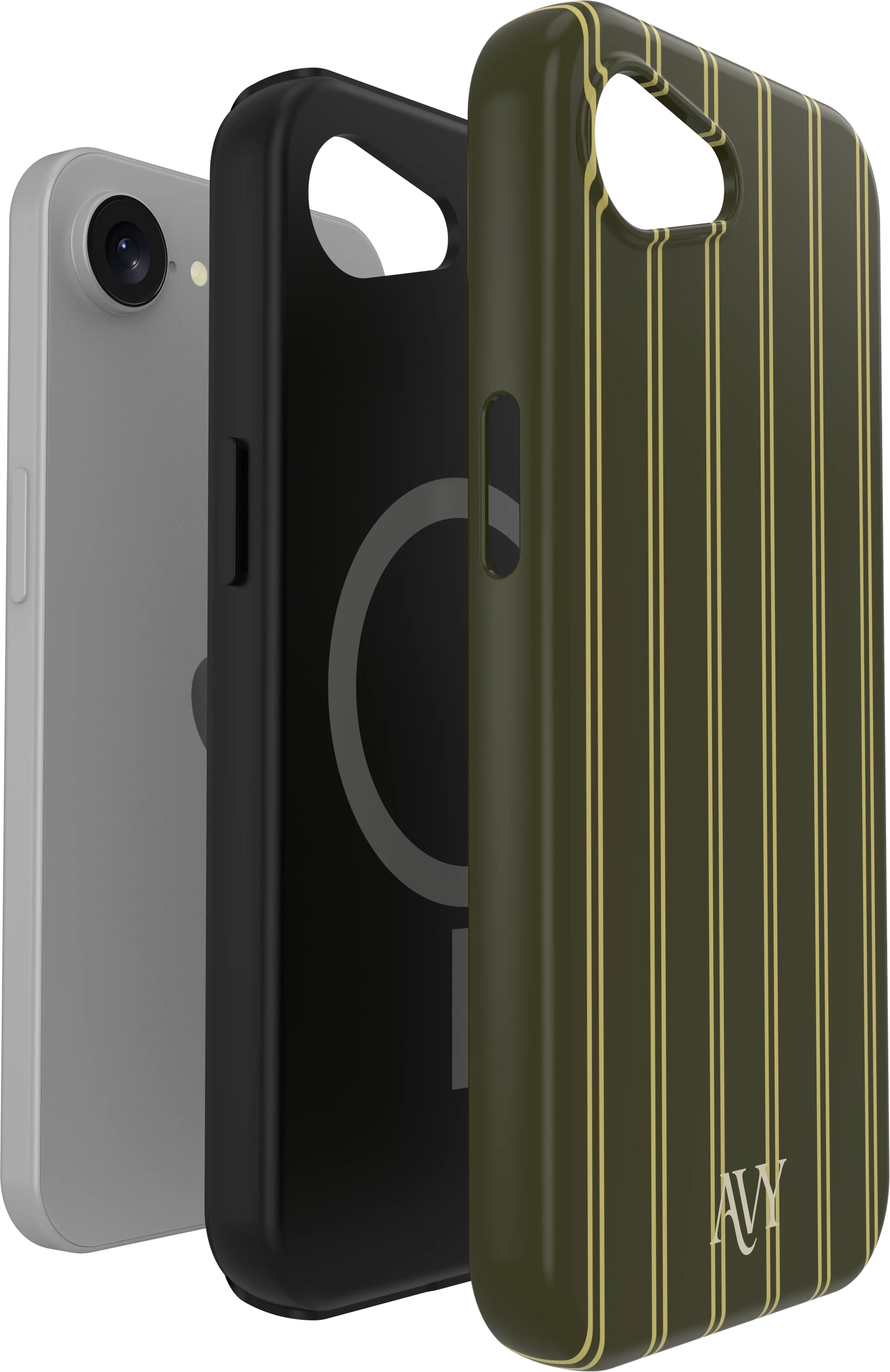 AVY Apple iPhone 17e / 16e Hoesje MagSafe Back Cover Martini Olive afbeelding 10