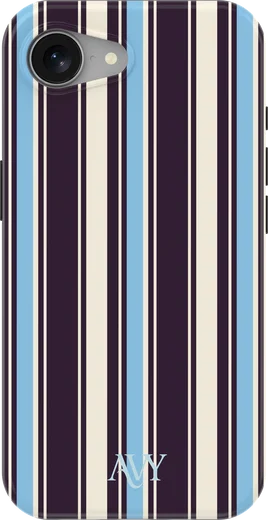 AVY Apple iPhone 17e / 16e Hoesje MagSafe Back Cover Oxford Stripe afbeelding 1