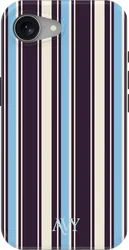 AVY Apple iPhone 17e / 16e Hoesje MagSafe Back Cover Oxford Stripe afbeelding