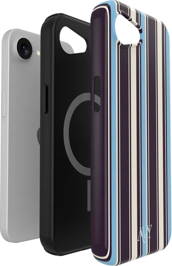 AVY Apple iPhone 17e / 16e Hoesje MagSafe Back Cover Oxford Stripe afbeelding 10