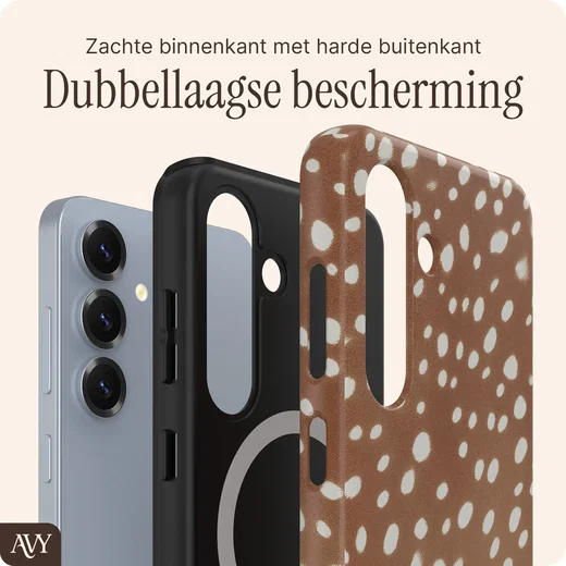 AVY Samsung Galaxy S25 Hoesje MagSafe Back Cover Bambi afbeelding 2