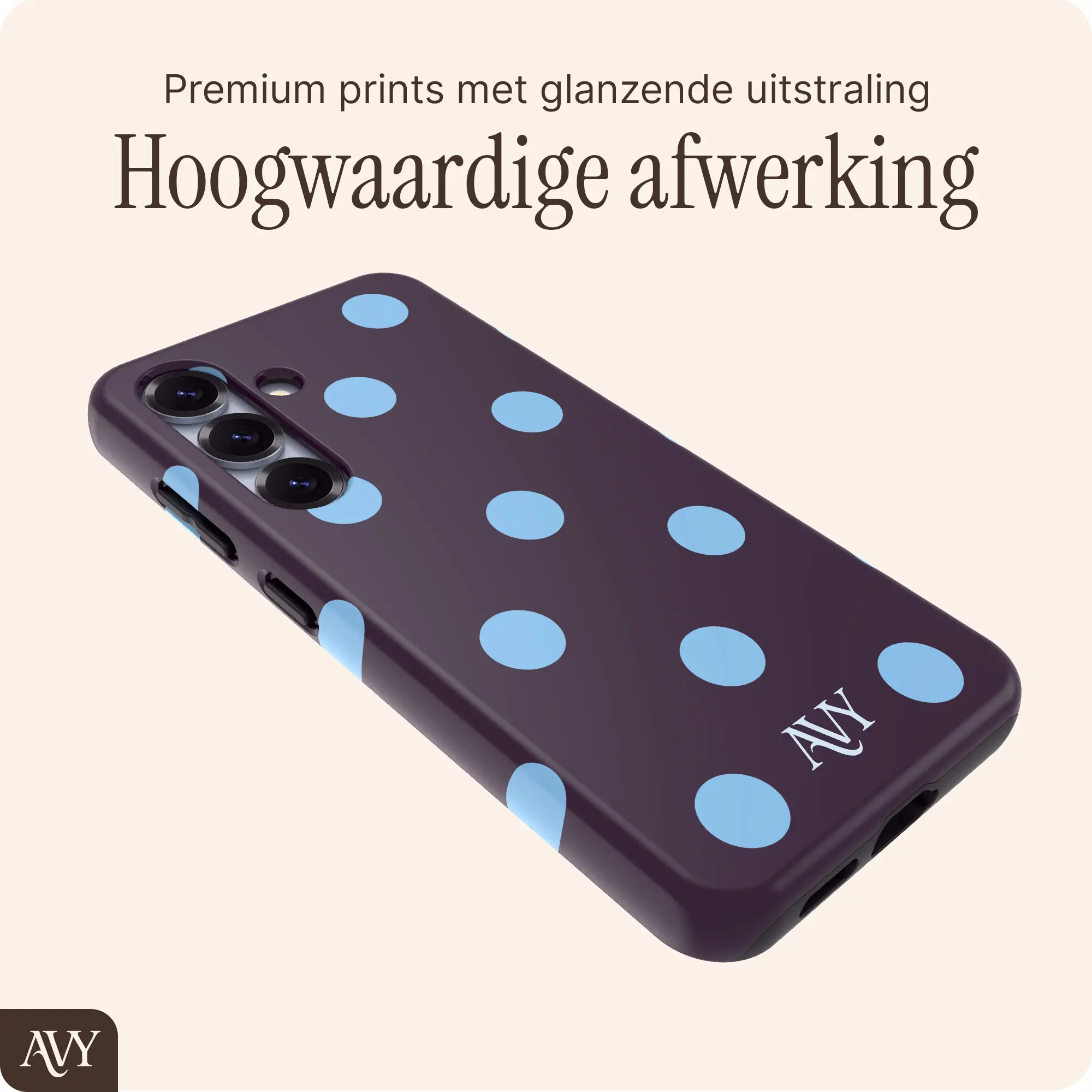 AVY Samsung Galaxy S25 Hoesje MagSafe Back Cover Blueberry Wine afbeelding 5