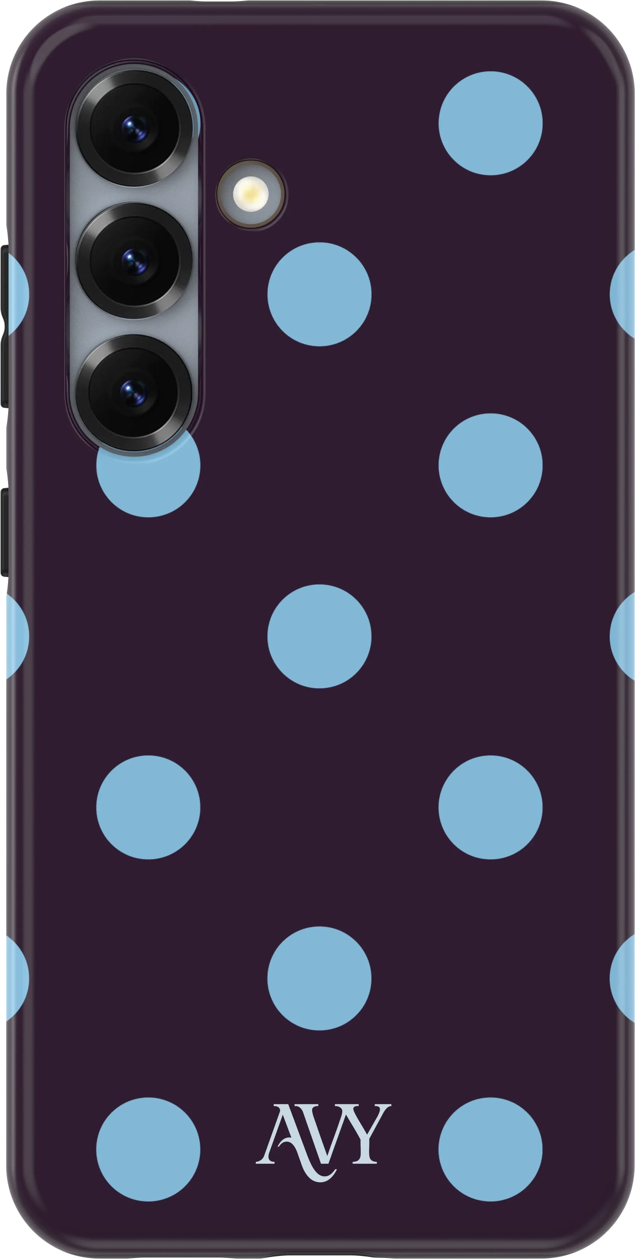 AVY Samsung Galaxy S25 Hoesje MagSafe Back Cover Blueberry Wine afbeelding 1