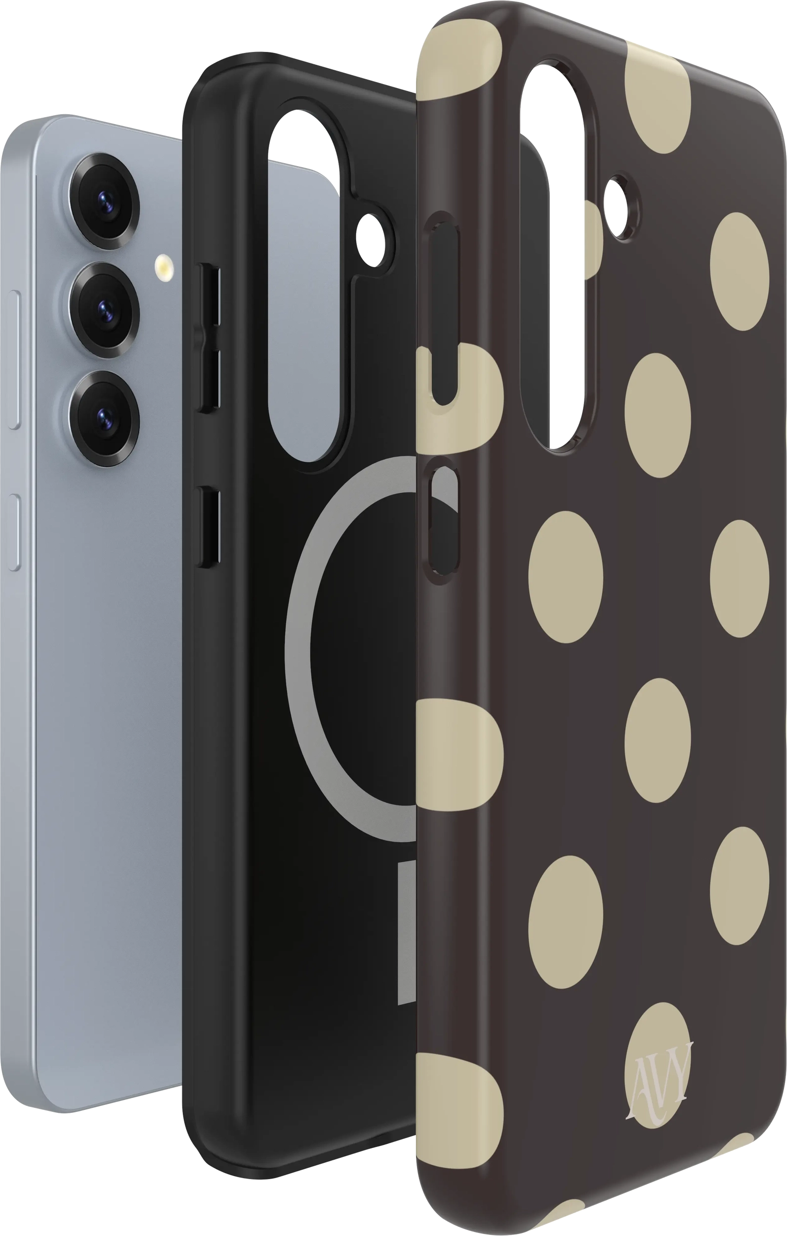 AVY Samsung Galaxy S25 Hoesje MagSafe Back Cover Tiramisu afbeelding 8