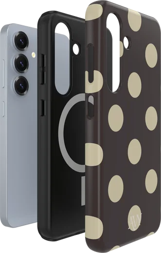 AVY Samsung Galaxy S25 Hoesje MagSafe Back Cover Tiramisu afbeelding 8